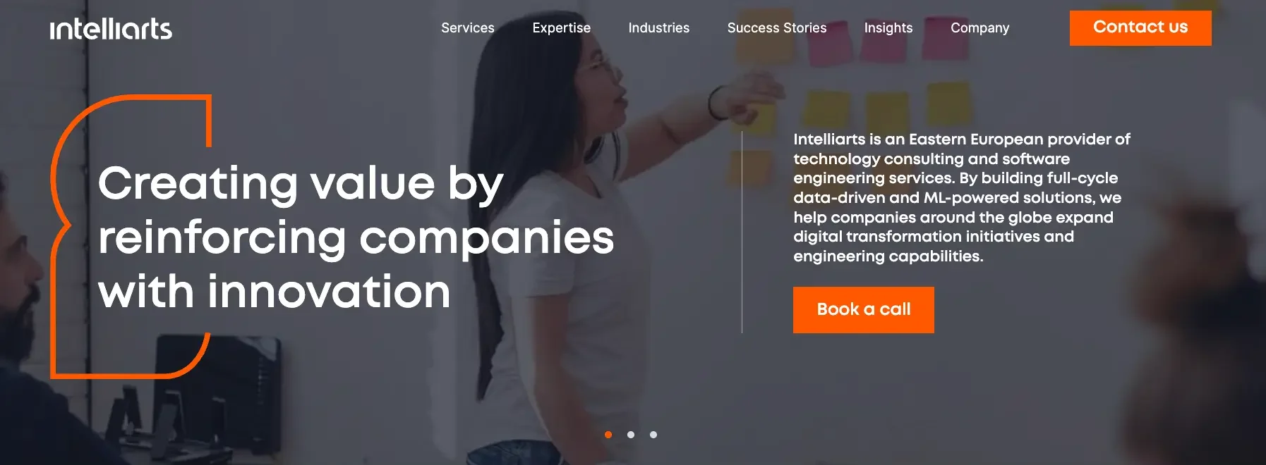 intelliarts home page